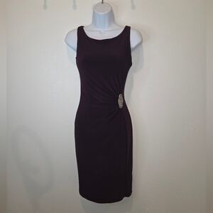 Ralph Lauren Elegant Purple Sleeveless Dress- Size 2P
